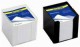 BUROMAX Box plastic cu hîrtie pentru notiţe 90х90х90 mm 